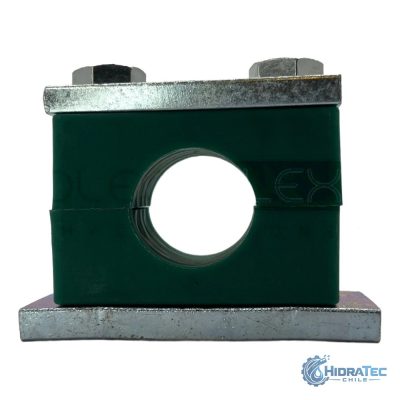 Abrazadera Tubo Hidráulico Simple Serie Pesada — HidraTec Chile