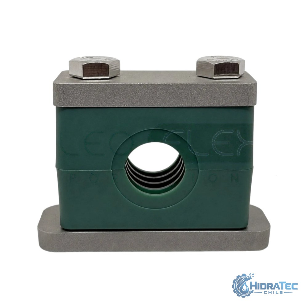 Abrazadera Tubo Hidráulico Simple Serie Pesada — HidraTec Chile