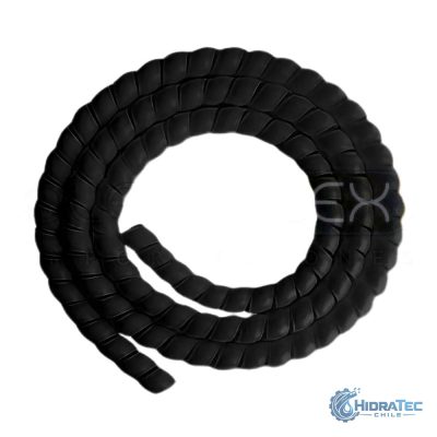 ESPIRAL PROTECTOR DE MANGUERA NEGRO 16MM X 50MTS ( 5/16 - 3/8 ) — HidraTec Chile