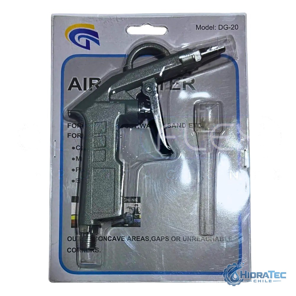 PISTOLA DE SOPLETEAR BOQUILLA CORTA CONEXIÓN 1/4" — HidraTec Chile