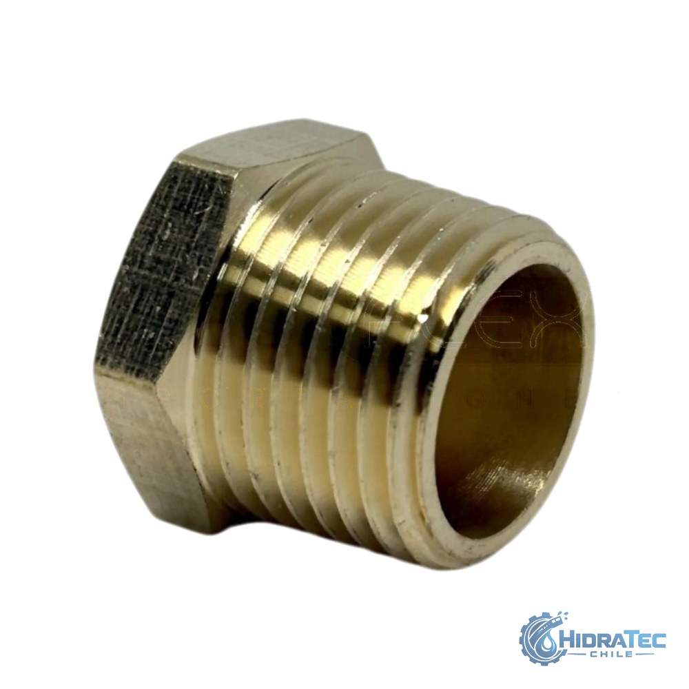 Tapón Bronce NPT — HidraTec Chile