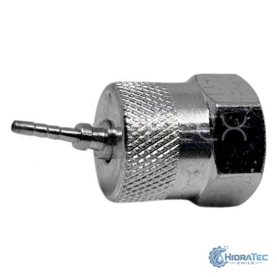 Terminal Hembra de Testeo DN02 (10.000 PSI) — HidraTec Chile