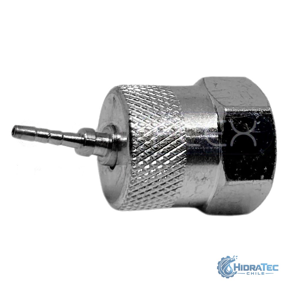 Terminal Hembra de Testeo DN02 (10.000 PSI) — HidraTec Chile