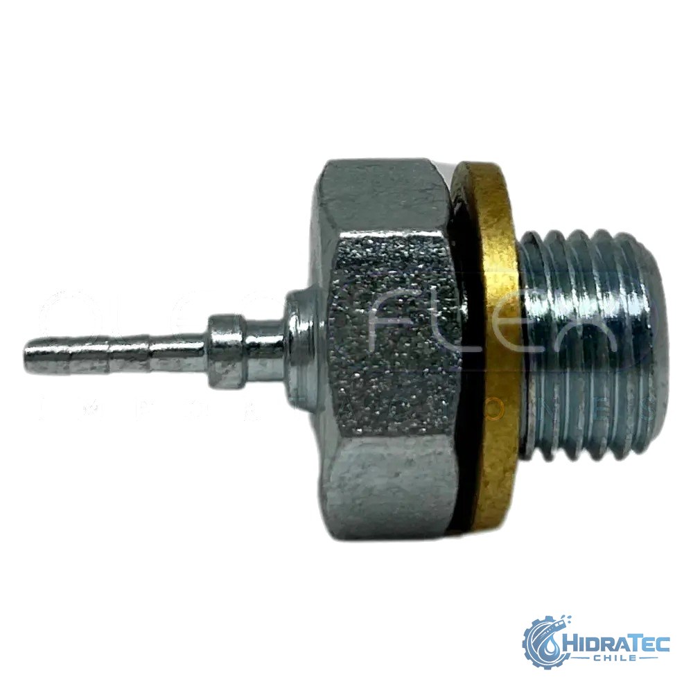 Terminal Macho de Testeo DN02 a Prensar (10.000 PSI) — HidraTec Chile