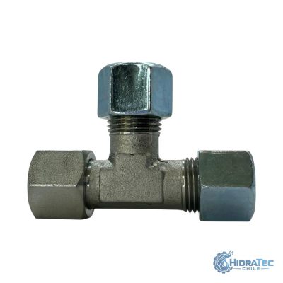 Tee Hembra Lateral TVLA — DIN 2353 — HidraTec Chile